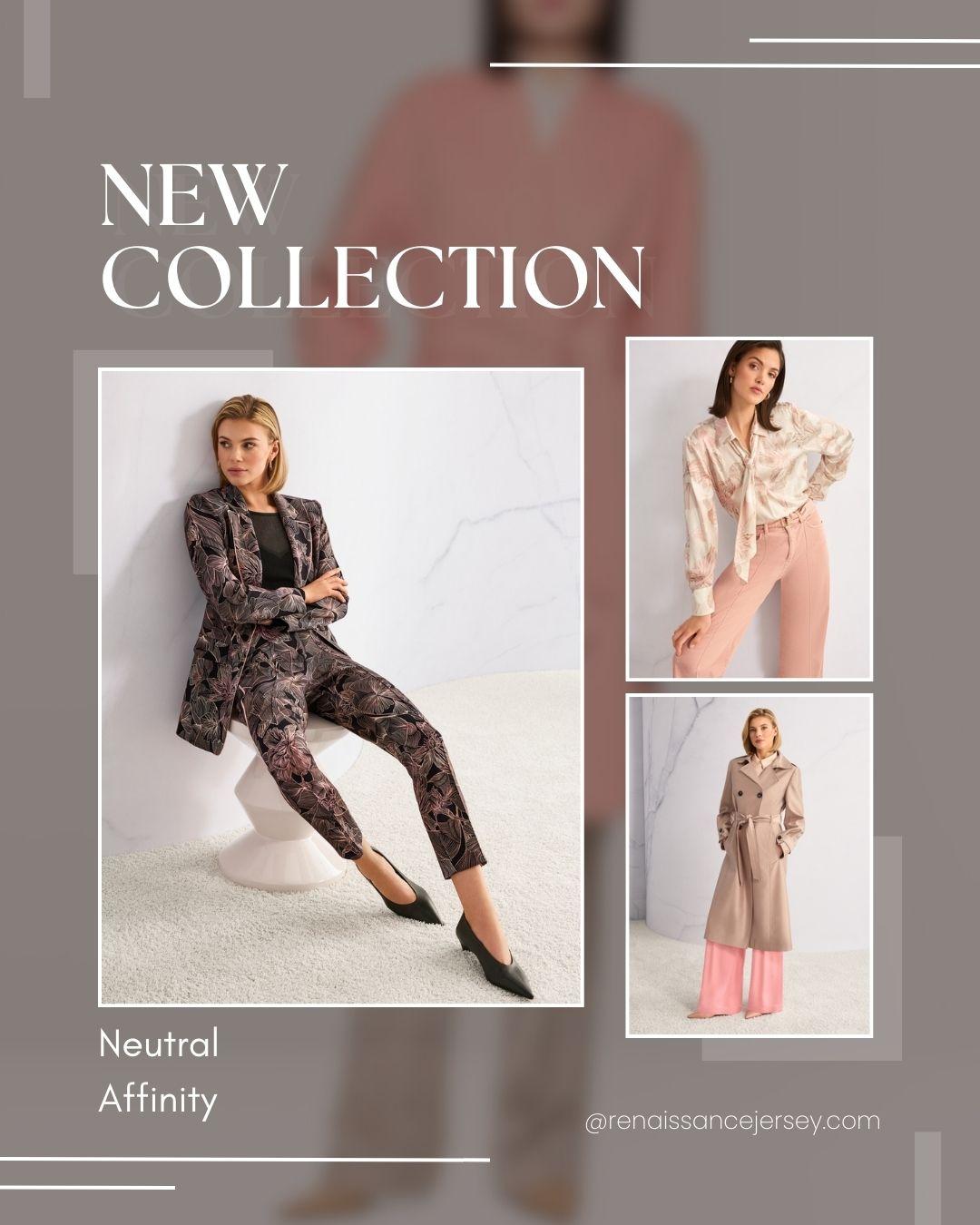 White and Brown Minimalist New Collection Instagram Post